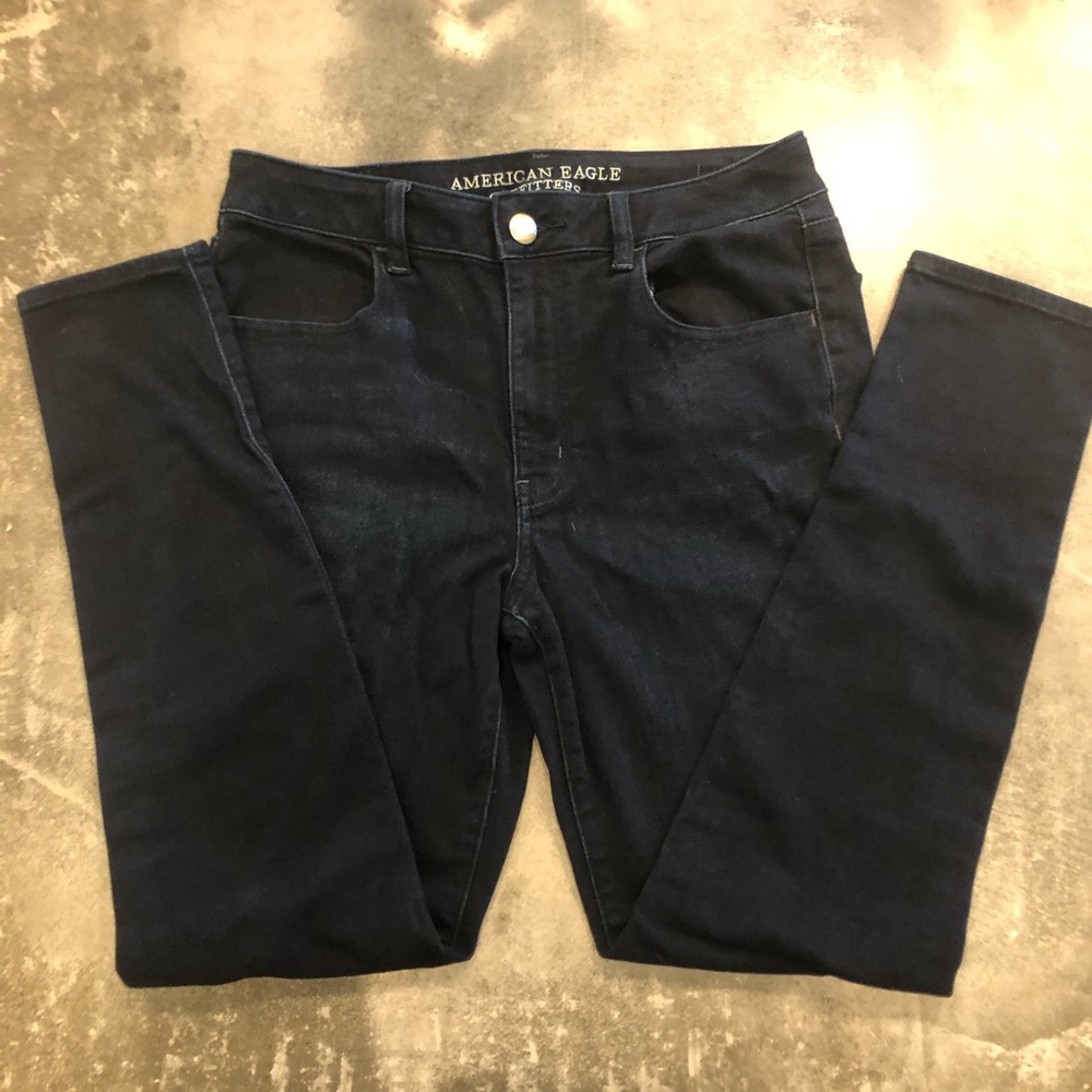 American Eagle dark indigo jeggings!!!